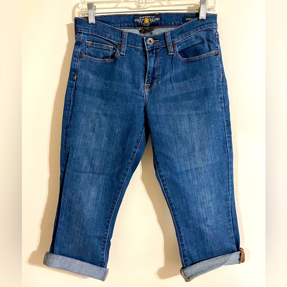 Lucky Brand Cut Jeans Capris